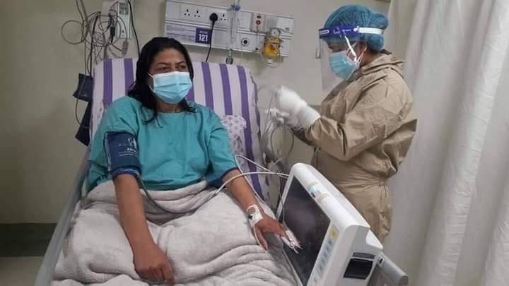 ललितपुर महानगरकी उपमेयर अस्पताल भर्ना