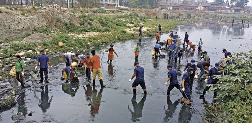 वाग्मती सफाइ महाअभियानको ४१० औँ हप्तामा, देशभर १०७ स्थानमा सफाइ