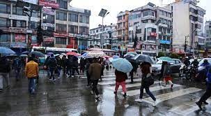 काठमाण्डाै उपत्यकालगायत धेरै ठाउँमा मेघ गर्जनसहित वर्षा, भोलि र पर्सि ठूलो पानी पर्ने