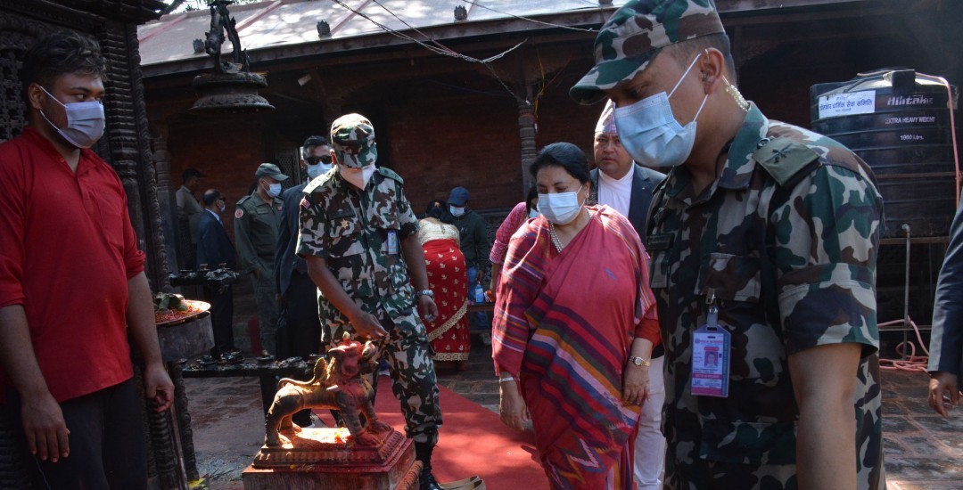पलाञ्चोकमा राष्ट्रपतिको पाइला 