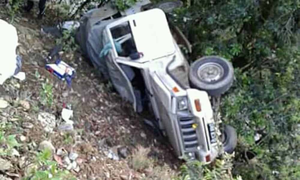 बागलुङ जीप दुर्घटनामा एक जनाको मृत्यु, तीन घाइत
