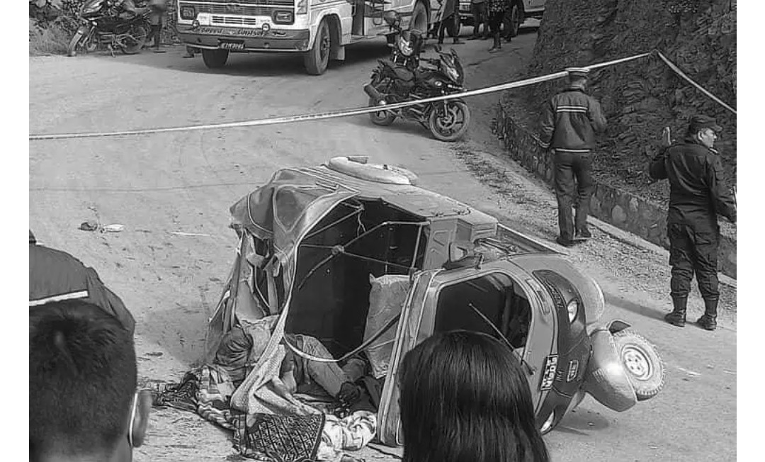 प्युठानमा टिपरको ठक्करबाट बावुछोराको मृत्यु