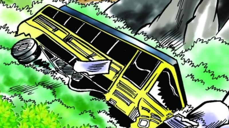 जन्ती बोकेको बस दुर्घटना, चालकको मृत्यु