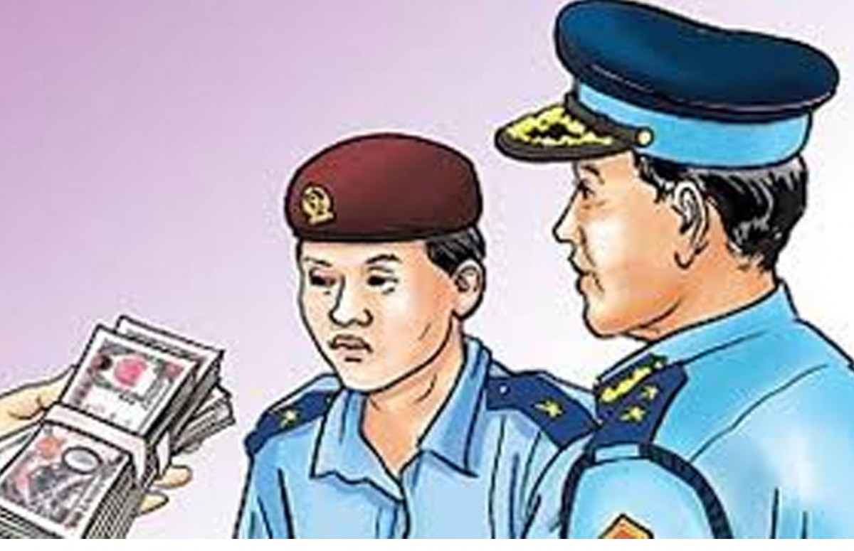 प्रहरीलाई घुस दिन खोज्‍ने दुई पक्राउ 