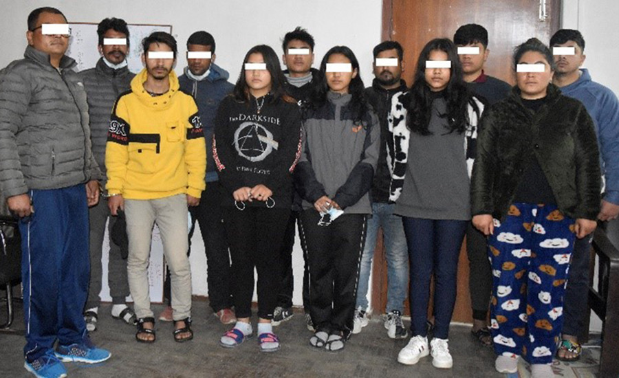 नेपालबाट अमेरिकामा जुवा खेलाउने १२ गिरोह पक्राउ