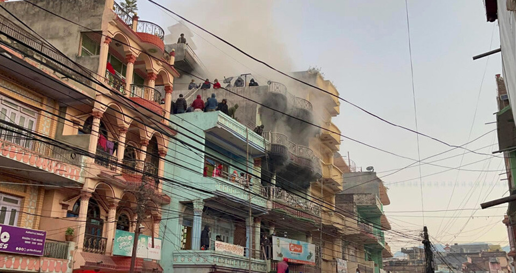 आगलागीमा परेर पाँच जनाको मृत्यु 